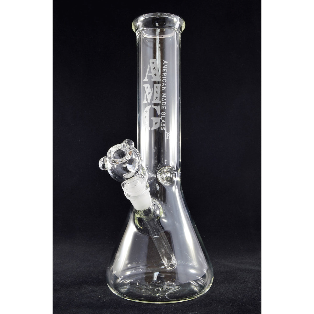 14 Inches 7mm Thickness High Borosilicate Glass Smoking Water Pipe