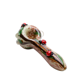 Empire Glassworks Lady Bug Spoon Hand Pipe