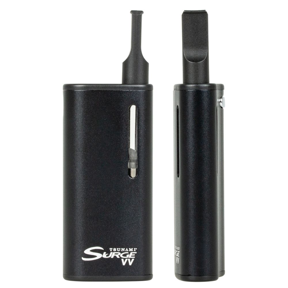 Tsunami Surge Variable Voltage Oil Vaporizer - Black Glass City Pipes Tsunami Surge Variable Voltage Oil Vaporizer - Black Glass City Pipes