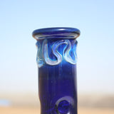 Glass City 10.5" Blue Buddha Glass Water Pipe Bong w/ Tree Perc