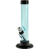 JM Enterprises 6" Acrylic Straight Tube Bong - Multiple Colors