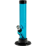 JM Enterprises 6" Acrylic Straight Tube Bong - Multiple Colors