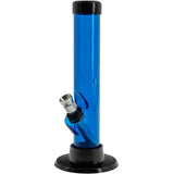 JM Enterprises 6" Acrylic Straight Tube Bong - Multiple Colors