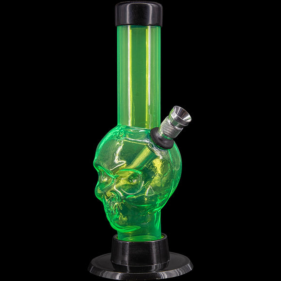Mini Alien Head JM Enterprises Mini Alien Head Acrylic Bong - 6