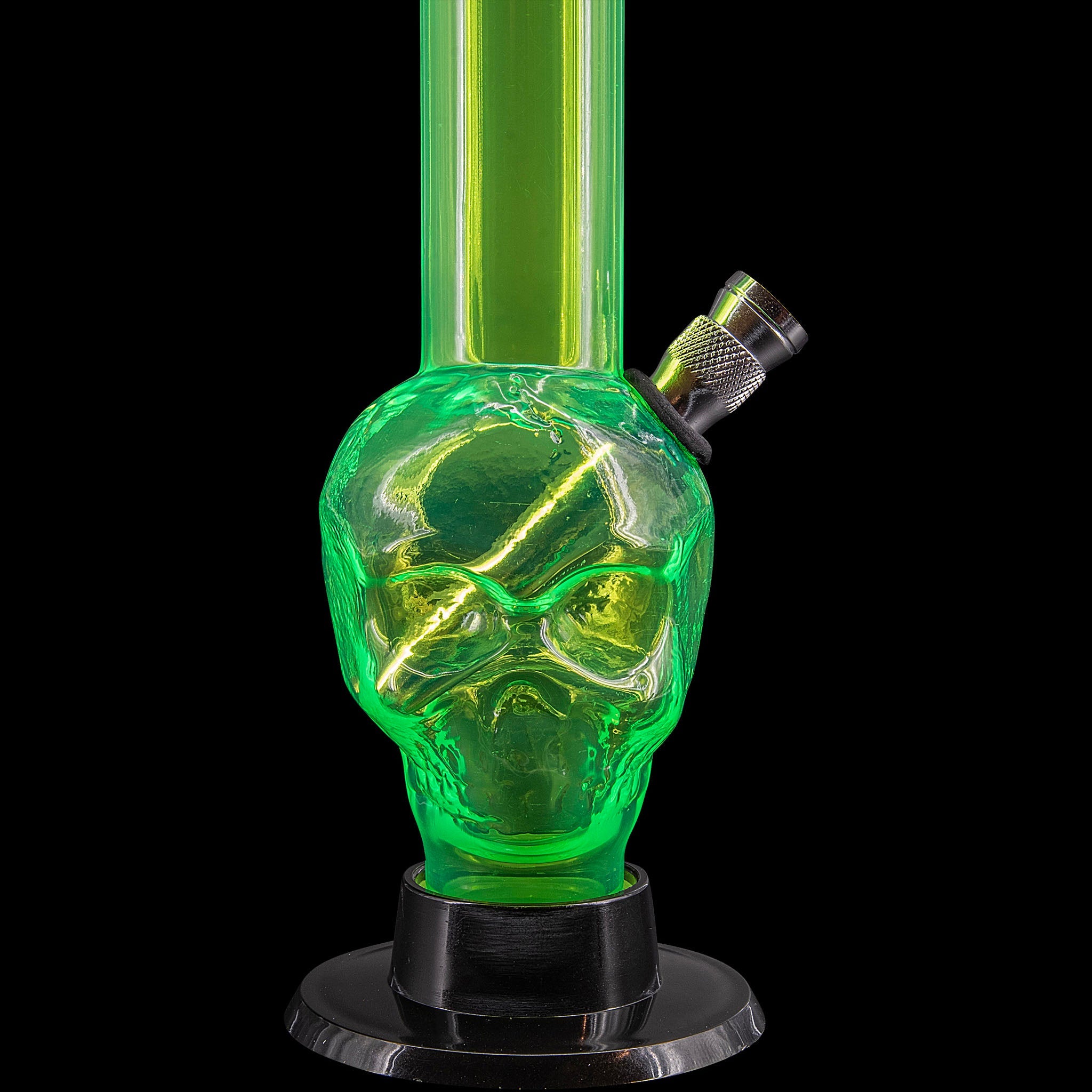 JM Enterprises Mini Alien Head Acrylic Bong - 6