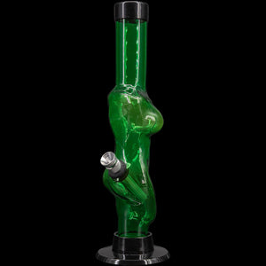 JM Enterprises 8" Acrylic Lady Contour Bong - Multiple Colors