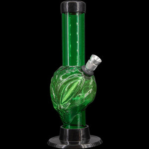 JM Enterprises Mini Skull Acrylic Bong - 6" Tall - Multiple Colors