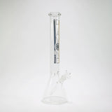 Diamond Glass 18 Inch Clear Beaker Base Glass Water Pipe