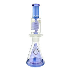 OS90 Oversized Slitted Pyramid Beaker Freezable Coil System Purple