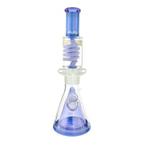 OS90 Oversized Slitted Pyramid Beaker Freezable Coil System Purple