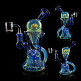 Phoenix - 7" Glow in the Dark Fumed Dab Rig