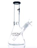 Diamond Glass - 10" Basic Beaker Base Water Pipe Bong