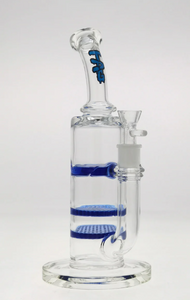 TAG - 12" Bent Neck Double Honeycomb Spinning Splash Guard Bong