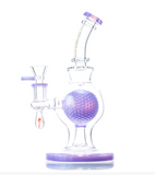 Diamond Glass - 8" Ball Drop Water Pipe Bong