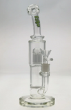 TAG - 12" Bent Neck Honeycomb & 8-Arm Tree Bong