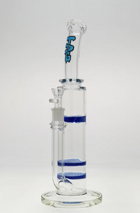 TAG - 16" Bent Neck Double Honeycomb Spinning Splash Guard Bong