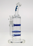 TAG - 12" Bent Neck Double Honeycomb Spinning Splash Guard Bong