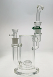 TAG - 8" Showerhead Donut Perc Bong w/ Hose Set