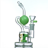 Diamond Glass - Diamond Buoy Recycler Style Water Pipe Bong