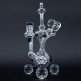 Clayball Glass "Milky Way" Heady Recycler Dab-Rig