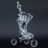 Clayball Glass "Milky Way" Heady Recycler Dab-Rig