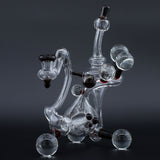 Clayball Glass "Crimson Dreams" Heady Recycler Dab-Rig