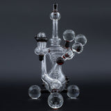 Clayball Glass "Crimson Dreams" Heady Recycler Dab-Rig