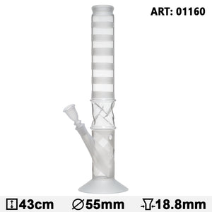 17" Trippy Sand Glass Bong Water Pipe