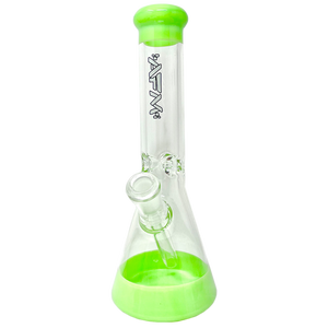 AFM Glass 10" Double Color Water Pipe Bong - Slime