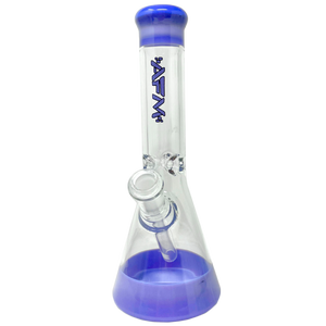AFM Glass 10" Double Color Water Pipe Bong - Purple