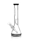 Grav Labs Beaker Base 12 inch Glass Bong w/ Black Accents