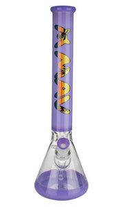 MAV Glass 18" Purple California Retro Full Color Bong