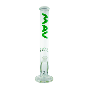MAV Glass 18" Classic Straight Tube Bong - Green