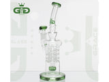 Grace Glass | OG Series | Recycler Green Glass Water Bong