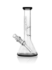 Grav Labs Beaker Base 8 inch Glass Bong Water Pipe w/ Black Accents