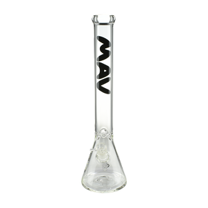 MAV Glass 18" Classic Beaker Base Bong - Black
