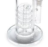 Grav Labs 12" Clear Glass Coil & Showerhead Bong