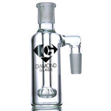 Diamond Glass - 14mm Ash Catcher With Circ Percolator