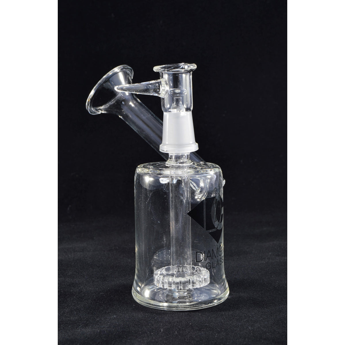 Diamond Glass - Sidecar Dab Rig with Showerhead Perc – Glass City Pipes