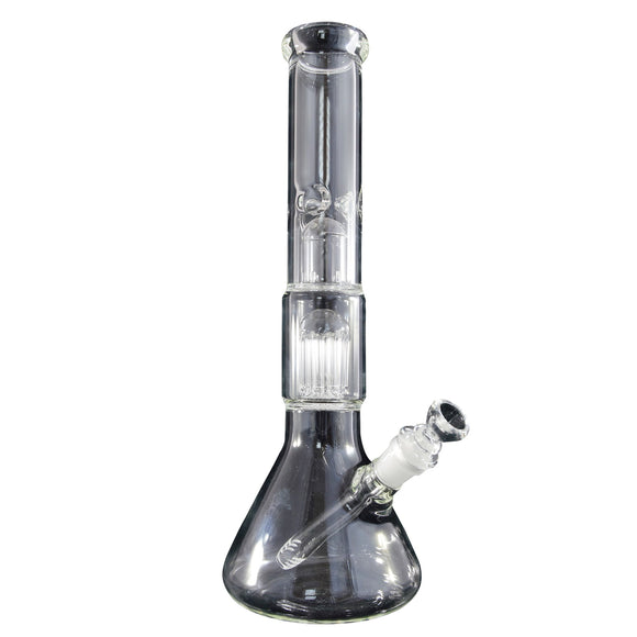 14'' Beaker Base Glass Bong w/ 8 Arm Percolator