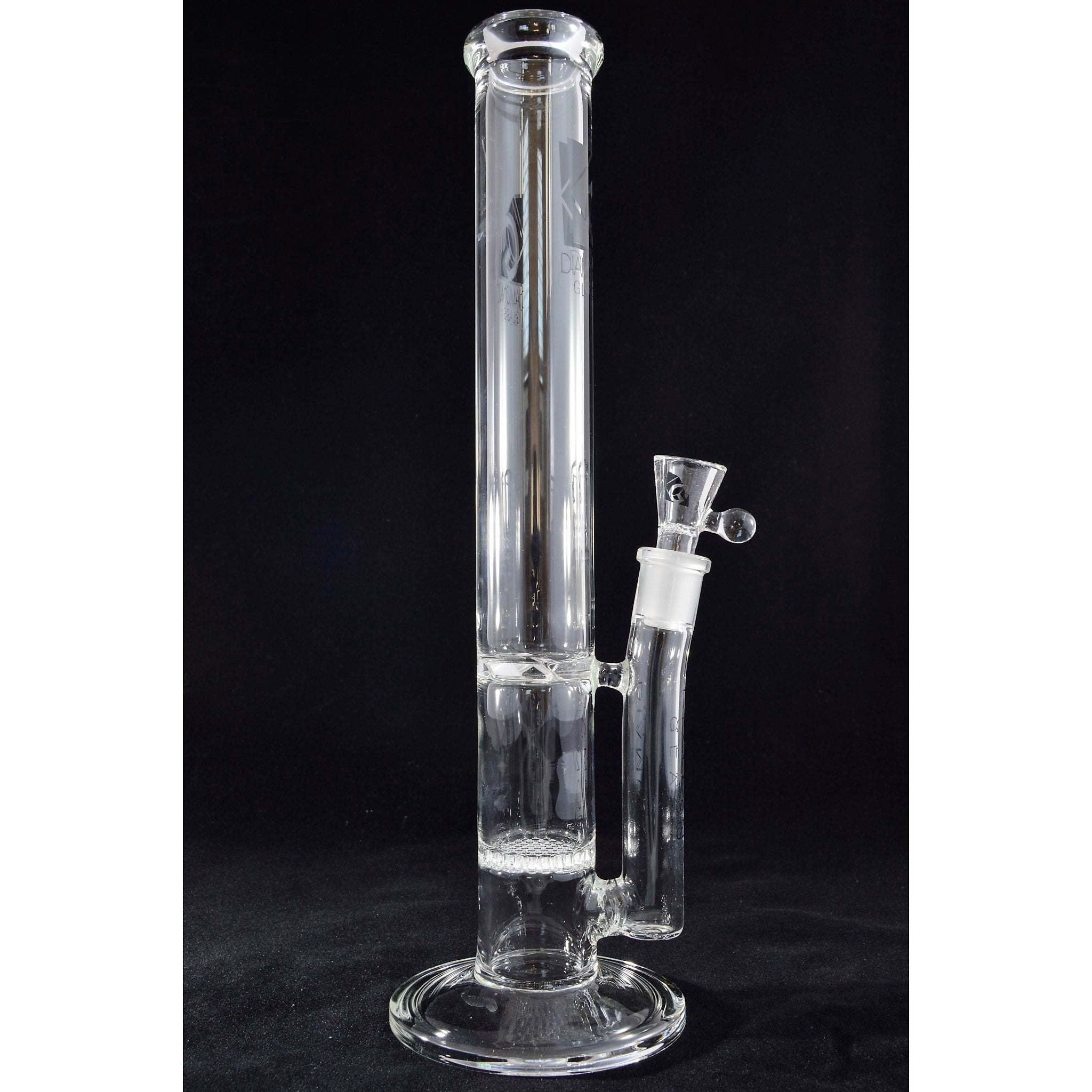 1pc Fancy Glass Water Pipe With Honeycomb Percolator