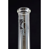 Diamond Glass - Tall Water Pipe Bong with Dual Honeycomb and Turbine Percs