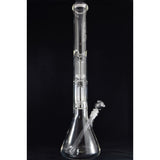 AMG Glass Massive 22 inch Double Perc Glass Bong Water Pipe