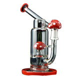 8'' Super Mario Mushroom Percolator Glass Dab Rig