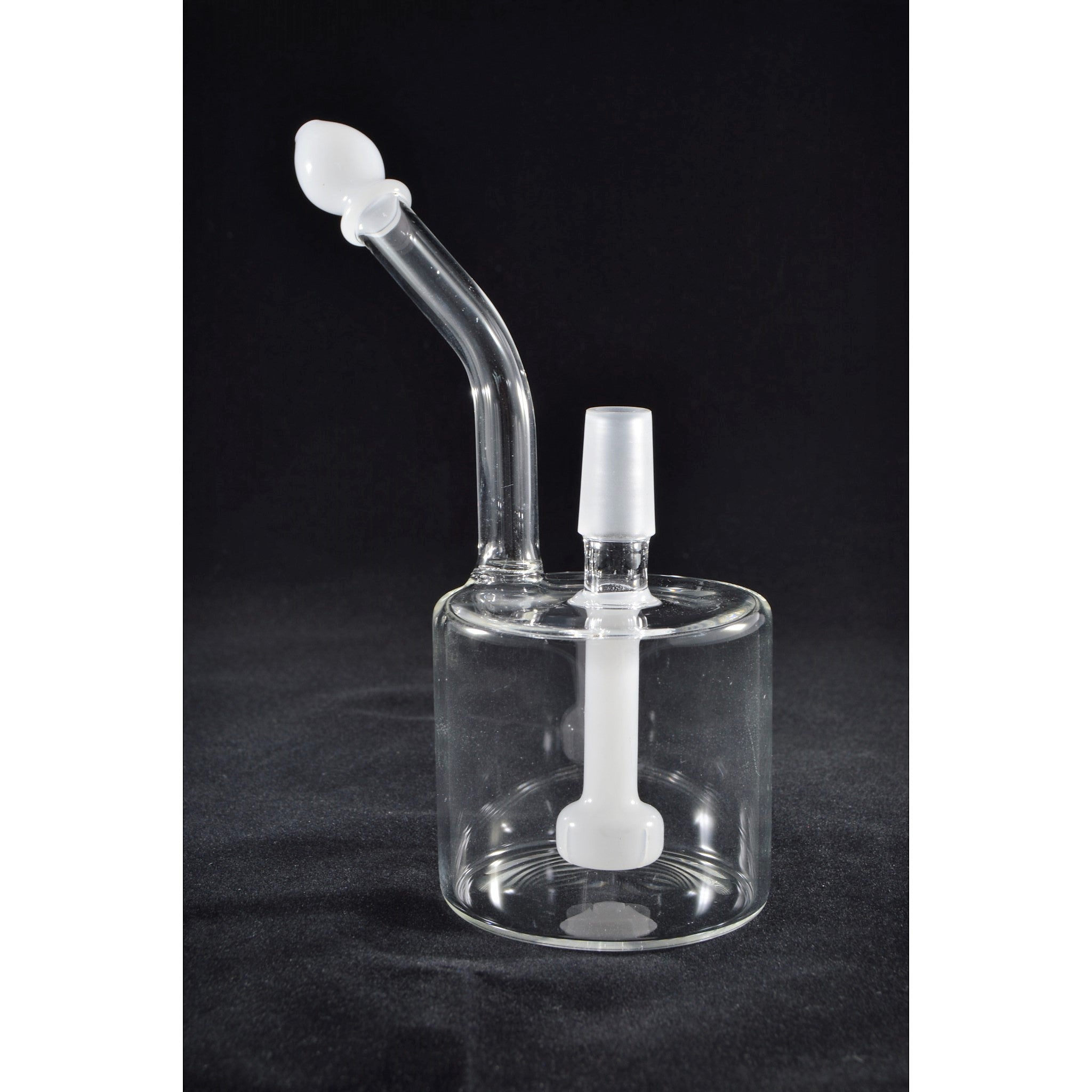 5” Inch CLEAR Mini Bubbler Bong Hookah, Small Water pipe Clear REAL GLASS