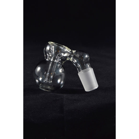 mm or 18mm Basic Clear Glass Ashcatcher With Built-in Bowl and Downtube19mm Basic Clear Glass Ashcatcher With Built-in Bowl and Downtube