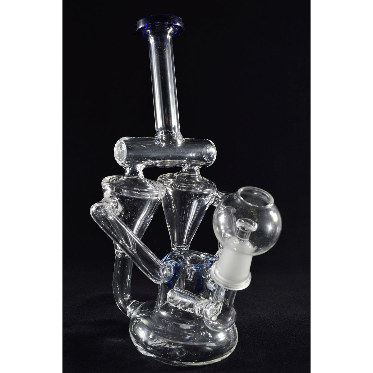 Amazing Dual Function Triple Recycler Bong and Dab Rig with Inline Per ...