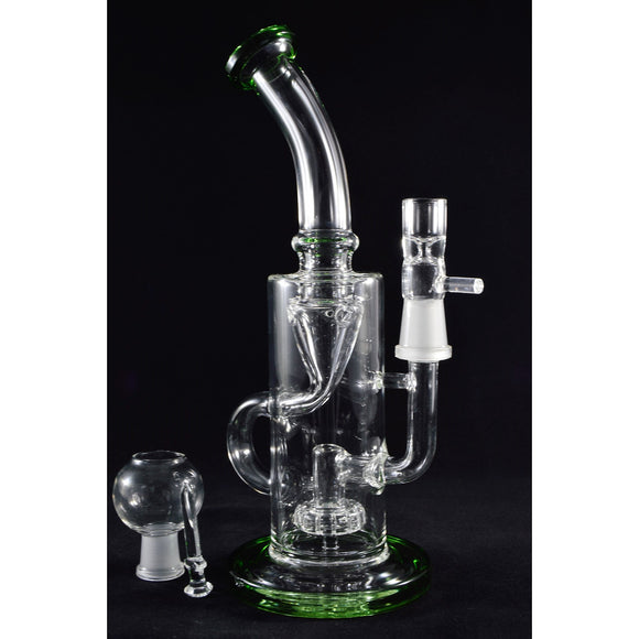 Thick Dual Purpose Recycler Bong and Dab Rig