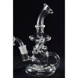 Clear-Thick-Glass-Recycler-Circ-Percolator-Oil-Rig-Bong