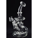 Clear-Thick-Glass-Recycler-Circ-Percolator-Oil-Rig-Bong